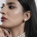 Load image into Gallery viewer, BASRA SEA PEARL STUDS.
